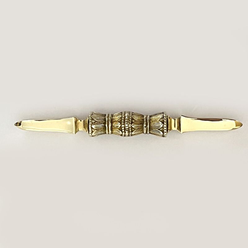 前具 独鈷杵 特製品 真鍮製本磨き（長さ12.1cm、13.0cm 2種類） | 寺院