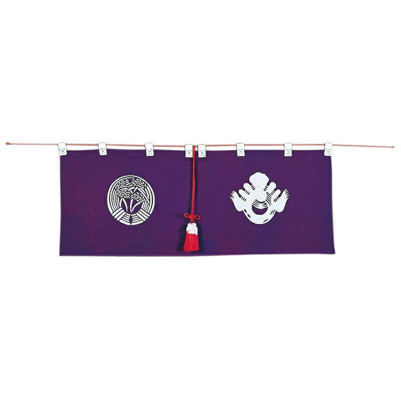 神前幕 イナリ紋 綿 本染（巾約60～120cm 3種類）