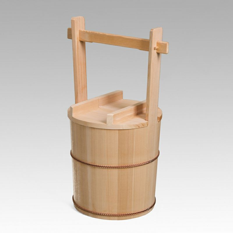 手水桶 ふた付 さわら製 753 | 寺院用仏具・寺院用品専門店 若林佛具