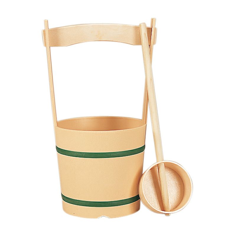 手桶セット ひしゃく付き PC 388