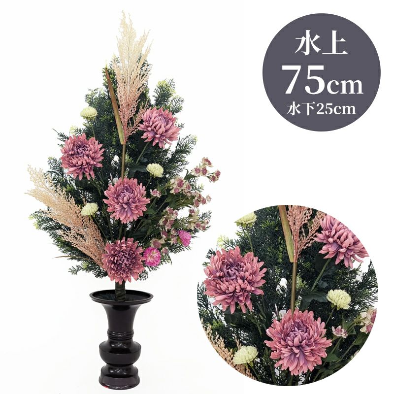 ひばA 色花添 24-1 水上げ75cm HB101-IB24-1